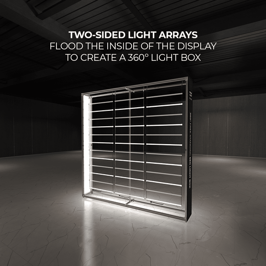 8’ Casonara Lightbox Wall Kit