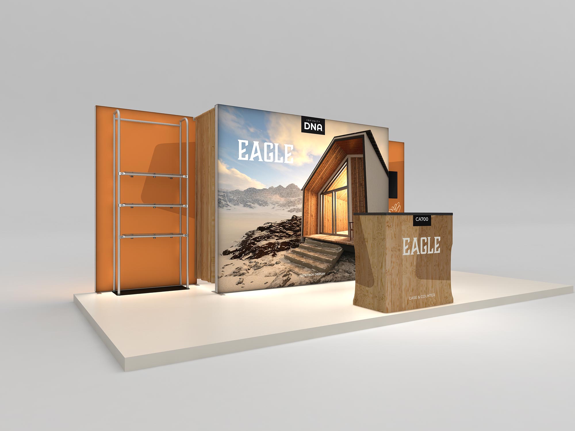 Display Kit EAGLE 10x20 Inline Display Kit – Trade Show Displays, Exhibits & Booth ...