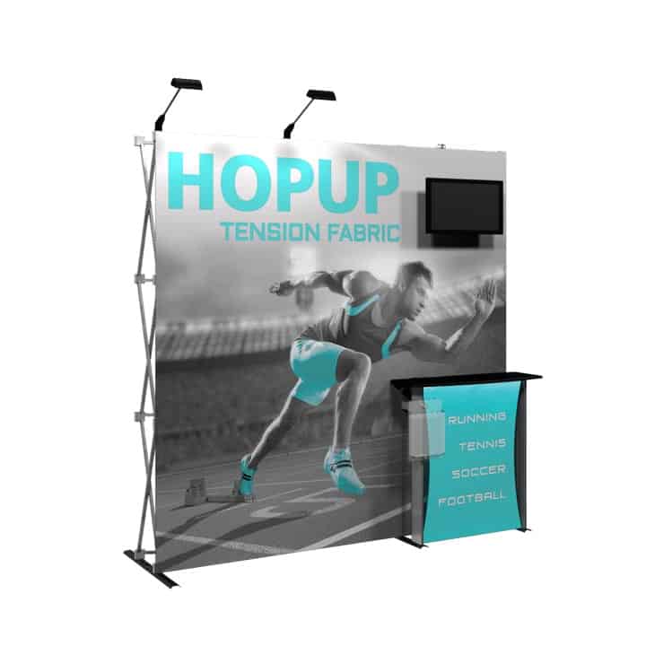 Tension Fabric Multimedia Fabric Banner Display Kit 2 – Trade Show ...
