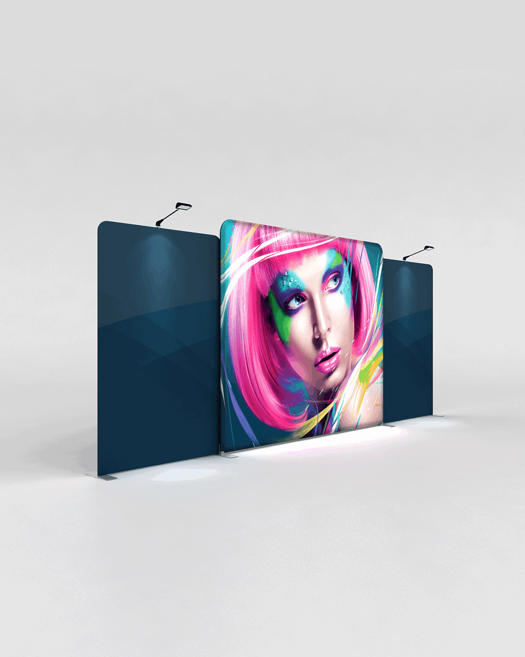 20ft Lightbox Display Combo K03 – Trade Show Displays by AppleDisplays.com