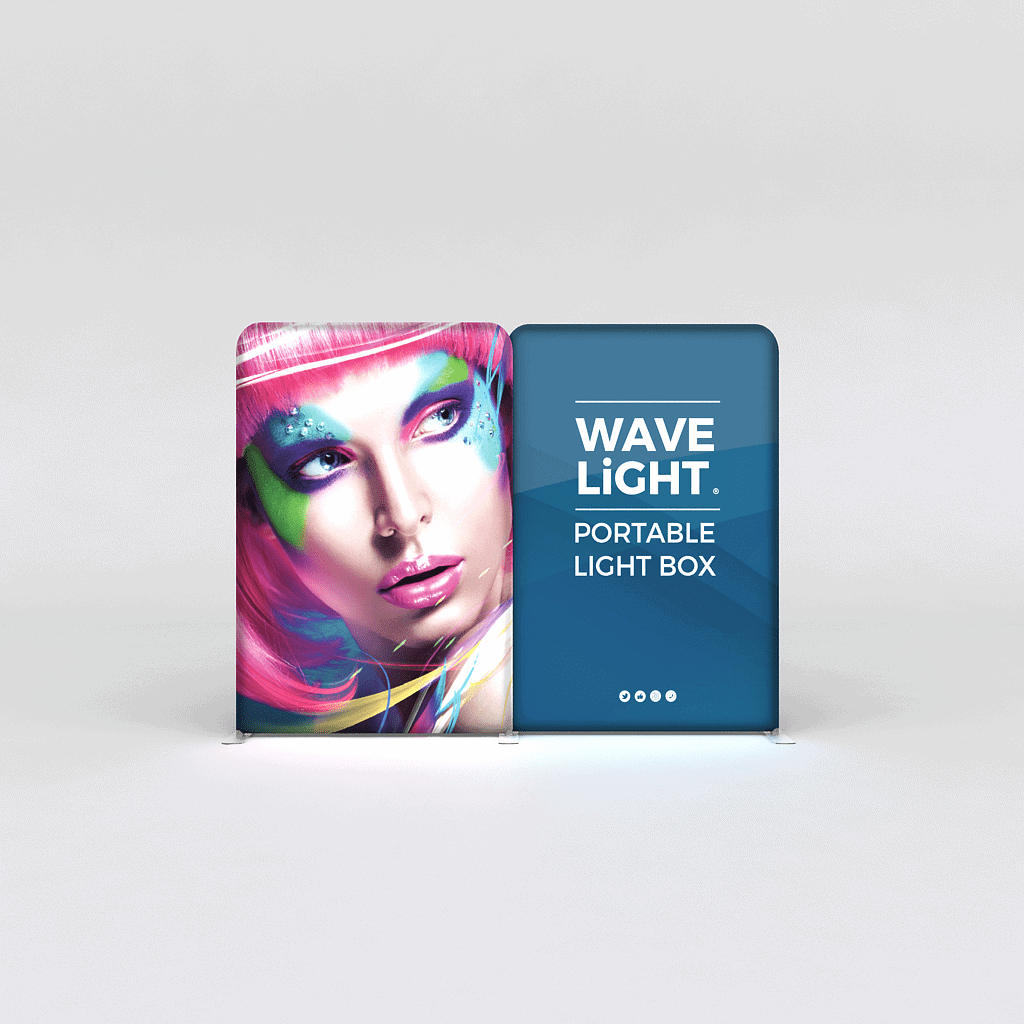 10ft Lightbox Display Combo K06 – Trade Show Displays by AppleDisplays.com